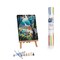 Spaceman in the tropics – Paint by Numbers Kit | Surreal Wall Art | DIY Painting